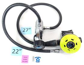 5551 4ss Regulator Set Yoke 1st Stage Yellow 2nd Scuba Dive Octo #5551