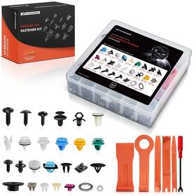 A-premium Aprcf5167 A-premium 260-pack 20-type Car Retainer Clip Kit Compatible With Hyundai Ko