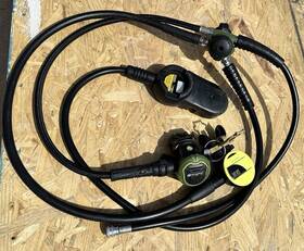 3665 Apeks Flight 1st And 2nd Stage Yoke Regulator Set Scuba Diving Balanced Travel
