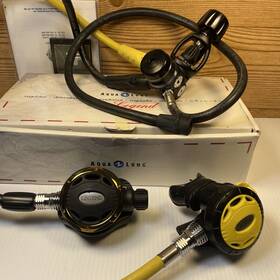 Aqua Lung 053242192873 Aqualung Legend First Stage Gold Edition / Second Regulators And Octopus