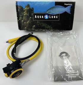 129180 Aqua Lung Octopus Lx Regulator Yellow Scuba New In Original Box