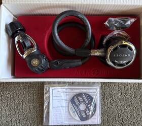 129230 Aqua Lung Aqualung Legend Acdscuba Regulator Yoke 1st In Original Box New Never Used