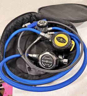 1297208 Aqua Lung Legend Elite Regulator Octo And Pressure Gauge