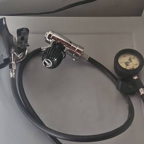 169237 Aqua Lung Gavp 50 Iv Scuba Regulator Set With Pressure Gauge Mpn