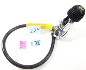 4384 Aqua Lung Us Divers / Micra Plus Yoke 1st Stage Scuba Dive Regulator #4384