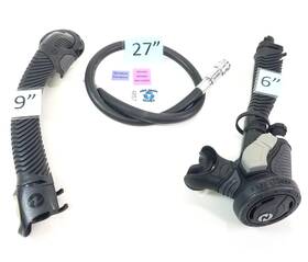 4857 Aqua Lung Air Source 2 Qd Octo Inflator Scuba Dive Safe Second Regulator