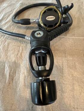 5028502 Aqua Lung Aqualung Legend Lx First And Second Stage Scuba Regulator Black Finish