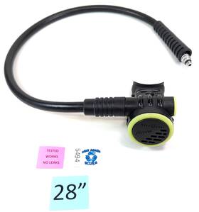 5494 Aqua Lung Us Divers Micra Compact 2nd Stage Regulator Or Octo Scuba 28 Inch Hose