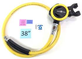 5552 Aqua Lung Abs Yellow Scuba Dive Octo Octopus 2nd Stage Regulator Slim Design