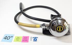 5603 Aqua Lung Us Divers Octopus Metal Vintage 2nd Stage Scuba Dive Regulator Octo