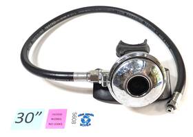 5608 Aqua Lung Us Divers Calypso Metal Vintage 2nd Stage Scuba Octo Octopus #5608