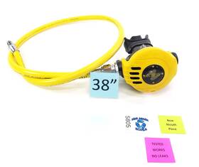 5805 Aqua Lung Calypso / Titan Yellow Scuba Dive Octo Octopus 2nd Stage Regulator