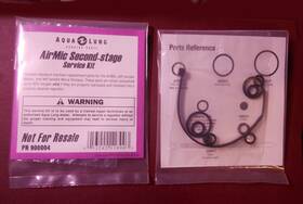 900004 Aqua Lung Airmic Second Stage Service Kit # - Oem -new Old Stock