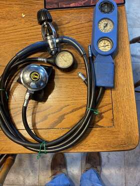 Css16543 Aqua Lung Dive Scuba Diving Regulator Set Used