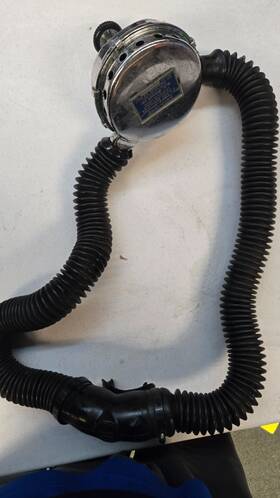 246220 Aqua Lung Sn Scuba Regulator Very Rare Original Aqualung Inch Da -aqua -master Double Hose