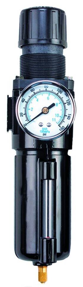 B754gw Arrow Pneumatics 1/2 Inch Fil/reg Metal Bowl Gauge 250 Psig Max Pressure