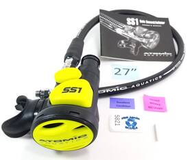 5821 Atomic Aquatics Ss1 Safe Second Bc Bcd Octo Inflator Scuba Dive Yellow Air 2