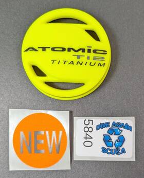 5840 Atomic Ti2 Octo Diaphragm Purge Front Cover 2nd Stage Scuba Dive Regulator T2