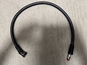 02-0066-3p Atomic Aquatics Comfort Swivel Brass 32 Regulator Hose Used Twice