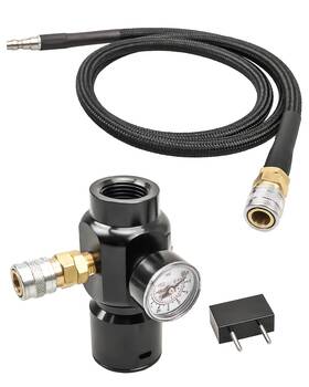Augrex 744110348446 Paintball Co2 Regulator Pressure For Hpa Tank Mini Sef Super Fast Refresh New Us