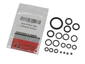 Captain O-ring 810061940012 Save-a-dive 20pc Scuba Kit Viton
