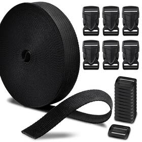 Flc343 Coobigo 1 Inch Buckles Straps Set 6 Pack Quick Release 10 Yard Webbing St