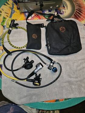 12386644 Cressi Regulator And Octopus Used Scuba Tests Good