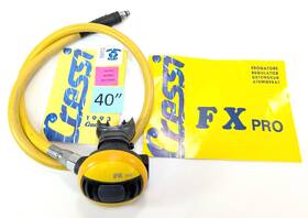 5165 Cressi Fx Pro Octo 2nd Stage Regulator Scuba Dive Yellow Octopus #5165