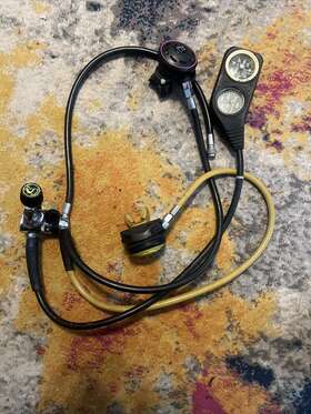 564820 Cressi-sub /scubapro Regulator Set -gauge