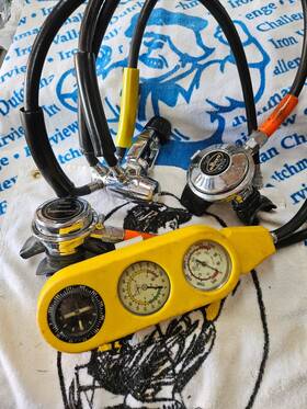 041412 Dacor Vintage Regulator With Octo And Gauges