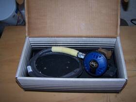 1402-00 Dacor Ice A.e.r. Second Stage Scuba Regulator New In Box. With Original Hose