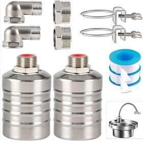 Fv001 Depovte 2pack Automatic Float Valve 1/2 Inch To 3/4ftft Water Level Floats 304 Stainless St