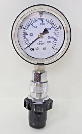 Dx-701440 Dgx Accurate Cylinder Pressure Checker - Yoke Valve 5500 Psi Gauge