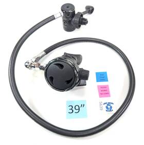 5638 Dive Rite 5639 Din Scuba Regulator Set 1st Stage And Primary 2nd Adjustable #5638