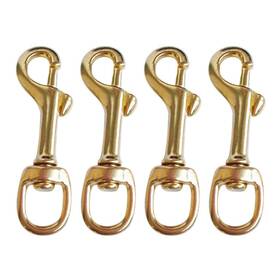 Eitonbu 431248525963 Yimusic 4 Pieces Brass Single Swivel Eye Bolt Snap Hook Buckle Suit For Scuba