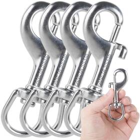 Ft2023-ss316-sc04 Faneta Swivel Eye Snap Hook Single Ended Bolt Clips Marine Grade Stainless St