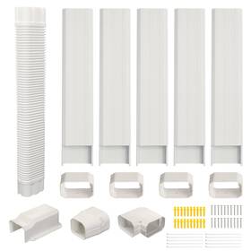 Fmslsc-4 Friocasa 4 Inch 10ft Mini Split Line Set Cover Pvc Kit For With
