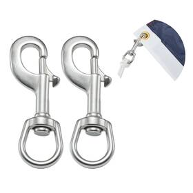 Fr002 Funnans 2 Pcs Flag Swivel Snap Hooks 316 Marine Grade Stainless Steel Cl