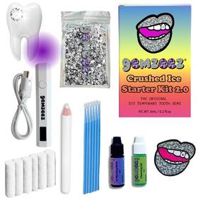 Gemzeez 860005989003 Original Diy Tooth Gemz Starter Kit Temporary Cosmetic Crystal G