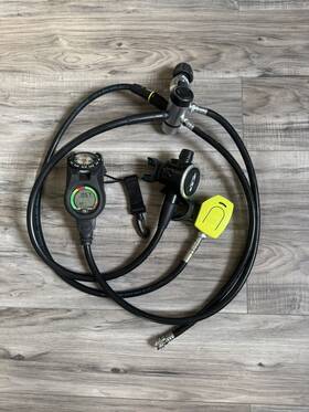 Gr450 Genesis Scuba Regulator With Sherwood Octo And Logic Dive Computer