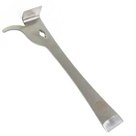 Glht-2endhook Goodland Bee Supply 10 Inch Long Stainless Steel Metal Hive Tool Double Ended With Hook
