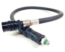 H2odyssey 6148 Scubapro Air 2 Scuba Bcd Octo Inflator Qd Quick Disconnect Regulator Hose 27 Inch