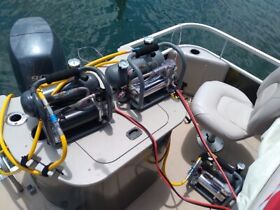 Guppy-12vgator Hookah Diving Gator Gill 12 Volt Guppy Run All Day On 50ah Battery