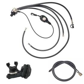 57550-51 Interspiro Divator Rs4 4-port Din Regulator With Breathing Valve And Hose