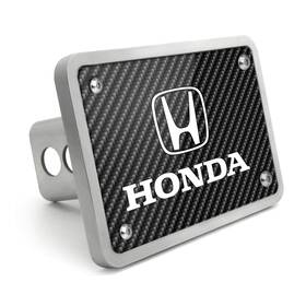Hchd-cf00-hon Ipick Image Made For Honda Logo Uv Graphic Carbon Fiber Texture Billet Aluminum 2 Inch To
