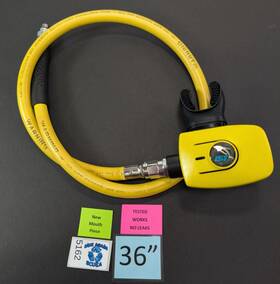 5162 Ist Octo Second 2nd Stage Scuba Dive Regulator Yellow Octopus Slim #5162