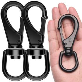 Jinshangtopk 658359418825 2pcs Stainless Steel Swivel Eye Snaps 4.62 Inch Heavy Duty 220 Lbs Flag Clips
