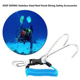 Keep Diving 752421309950 1 Double Hook Stainless Steel Hanging Buckles Safety