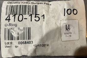 410-151 Kirby Morgan Inch O Ring