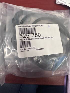525-380 Kirby Morgan Soft Goods Kit Km37 Ss